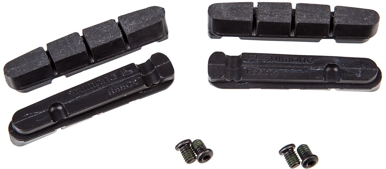 105-2 Pairs Shimano Brake Pads Shoes Blocks R55C4 Black for Dura-Ace /Ultegra