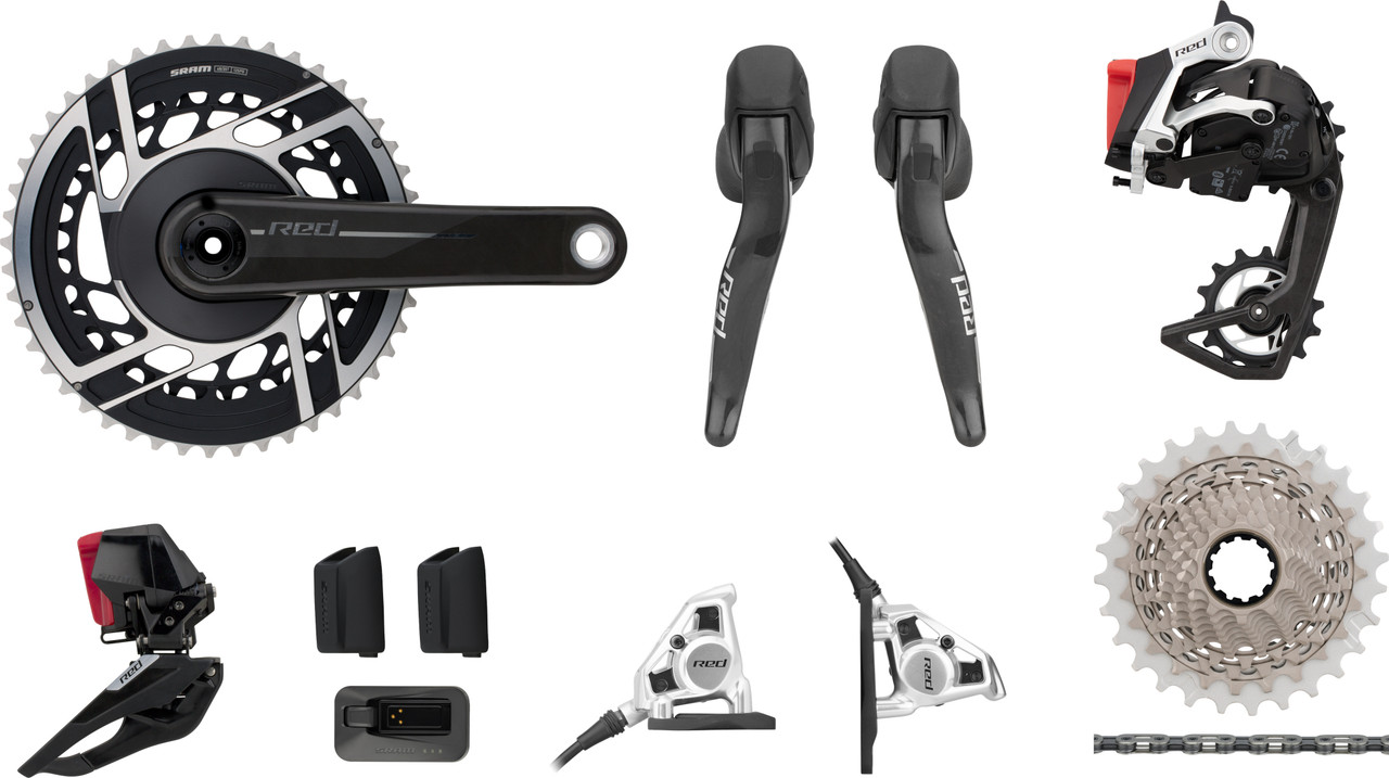 SRAM Red E1 AXS HRD FM Groupset 2x12-speed 35-48 | bike-components