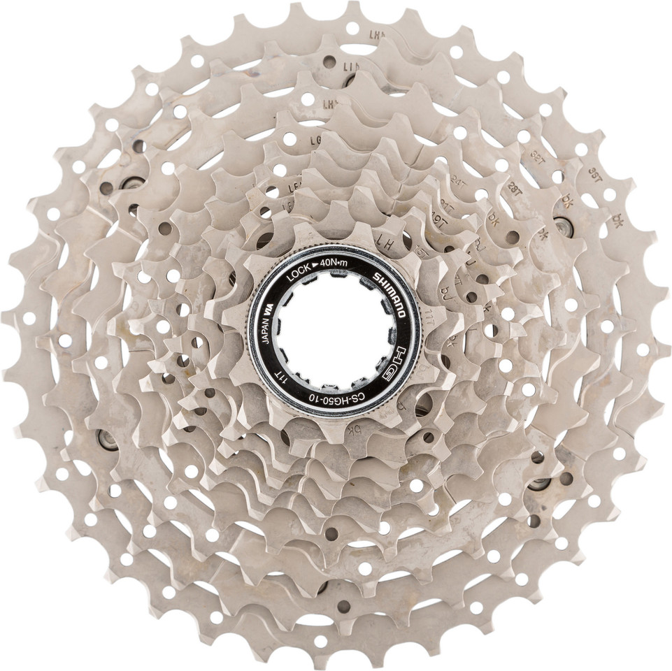 Shimano CS-HG50-10 10-speed cassette for precise MTB shifting