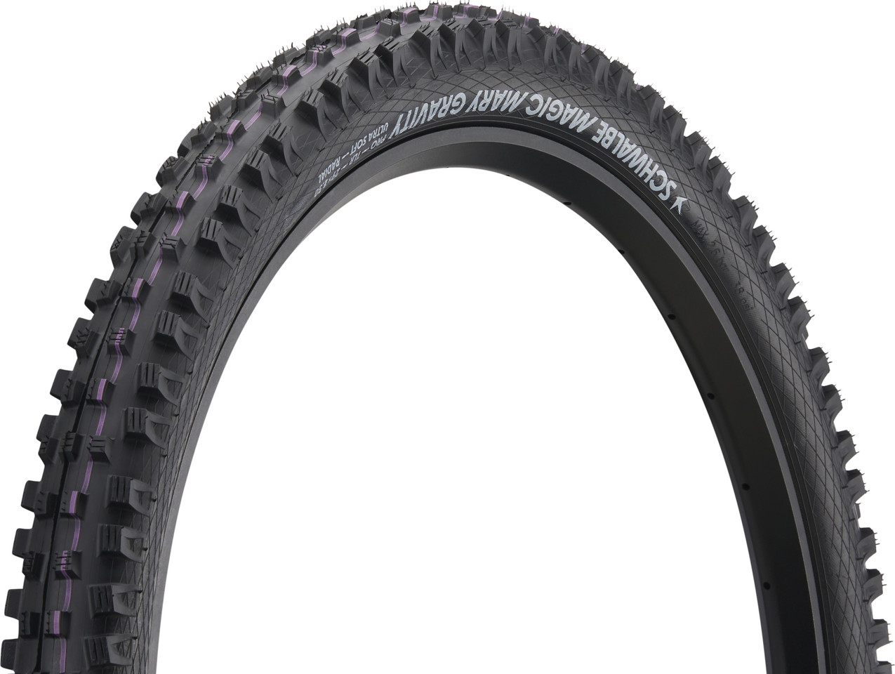 Schwalbe Shredda Front 29x2.50-64-622 Evo Gravity Pro TLR Ultra Soft Pneu Pliable pour vélo de VTT Adulte (Unisexe), Noir