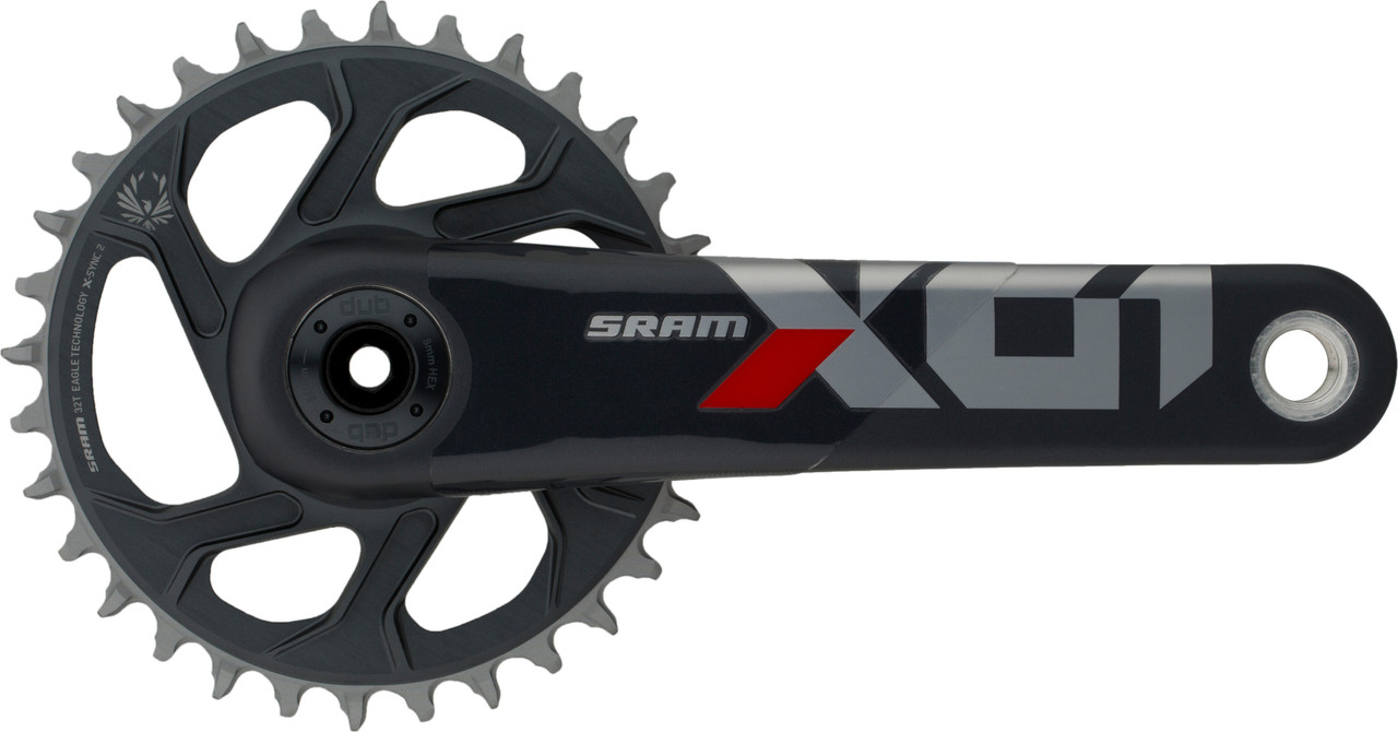 Sale! SRAM X01 Eagle DUB DM 12-fach Carbon Kurbelgarnitur | bike