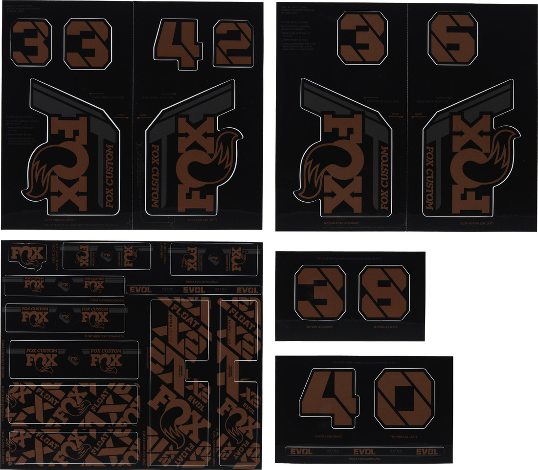 Adesivi Forcella Fox Racing Shox 32 Factory Sc Grip Sl Step Cast 2025 - Foto 6