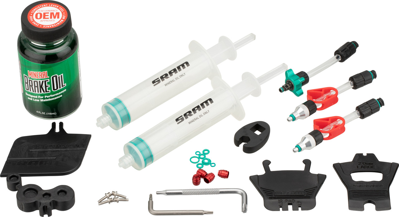 SRAM Standard Mineral Oil Bleed Kit V2 for DB8/6/4, Maven, Motive