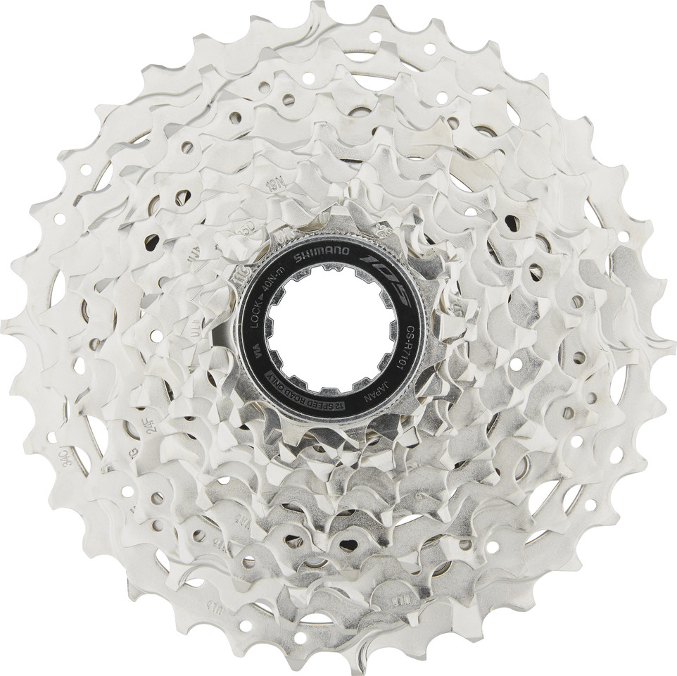 Shimano 105 CS-R7101 12-speed cassette - broad compatibility