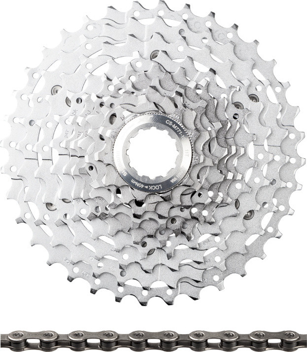 Cassette Shimano Deore CS-M771 à 10 vitesses