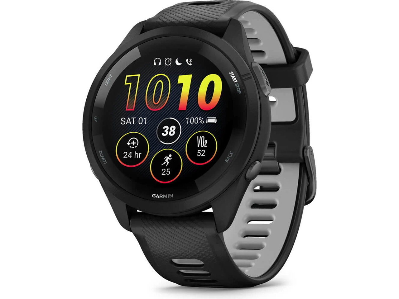 Garmin Forerunner 265 Smartwatch mit Schnellwechsel-Silikon-Armband 22 Garmin Forerunner 265 Smartwatch mit Schnellwechsel-Silikon-Armband 22