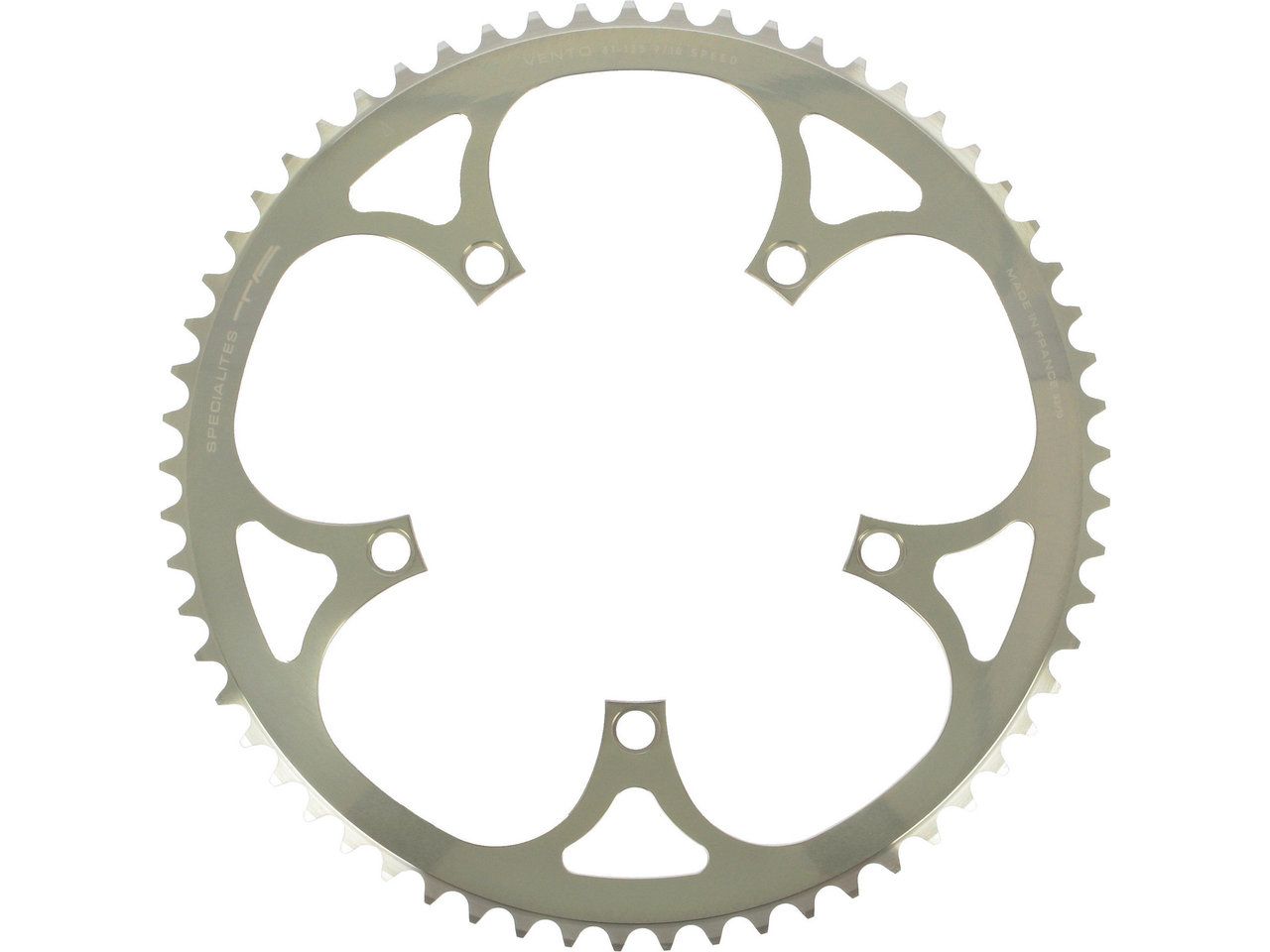 SPECIALITES TA Kettenblatt Vento, Campagnolo 10-fach, 5-Arm, außen, 135 mm Lochkreis