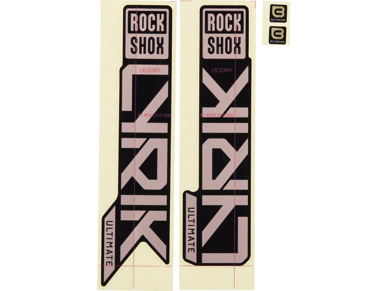 Rock Shox Decal Kit Aufklebersatz für Lyrik Ultimate ab Modell 2023