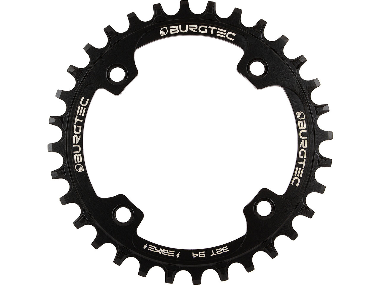 Burgtec 94 mm BCD E-Bike Stahl Thick Thin Kettenblatt Burgtec 94 mm BCD E-Bike Stahl Thick Thin Kettenblatt