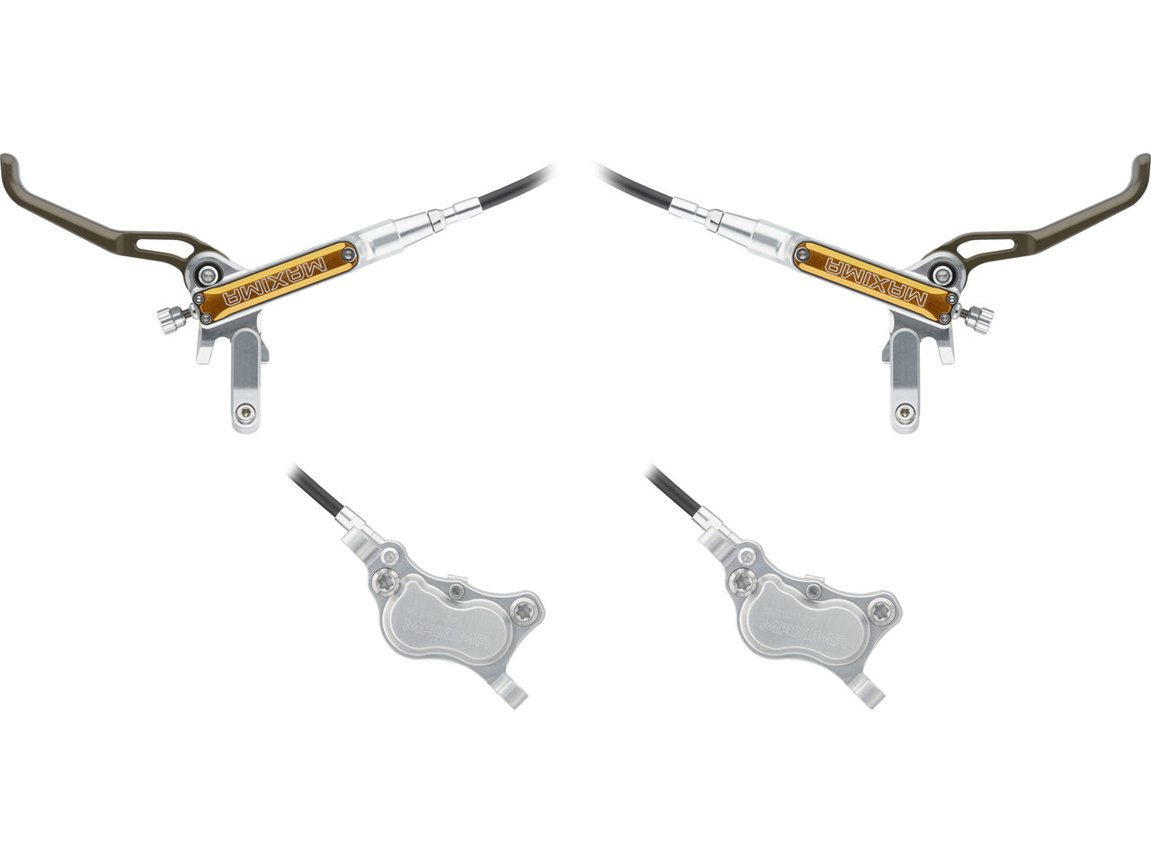 Trickstuff Maxima v+h Set Scheibenbremse mit Beta Hochdruckleitung