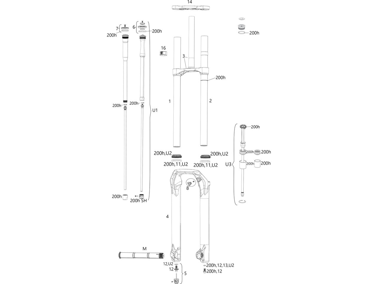 RockShox 2019+ Debonair Air Spring - Boxxer (C1+) - Air Shafts & Debonair Upgrade - TF Tuned RockShox 2019+ Debonair Air Spring - Boxxer (C1+) - Air Shafts & Debonair Upgrade - TF Tuned