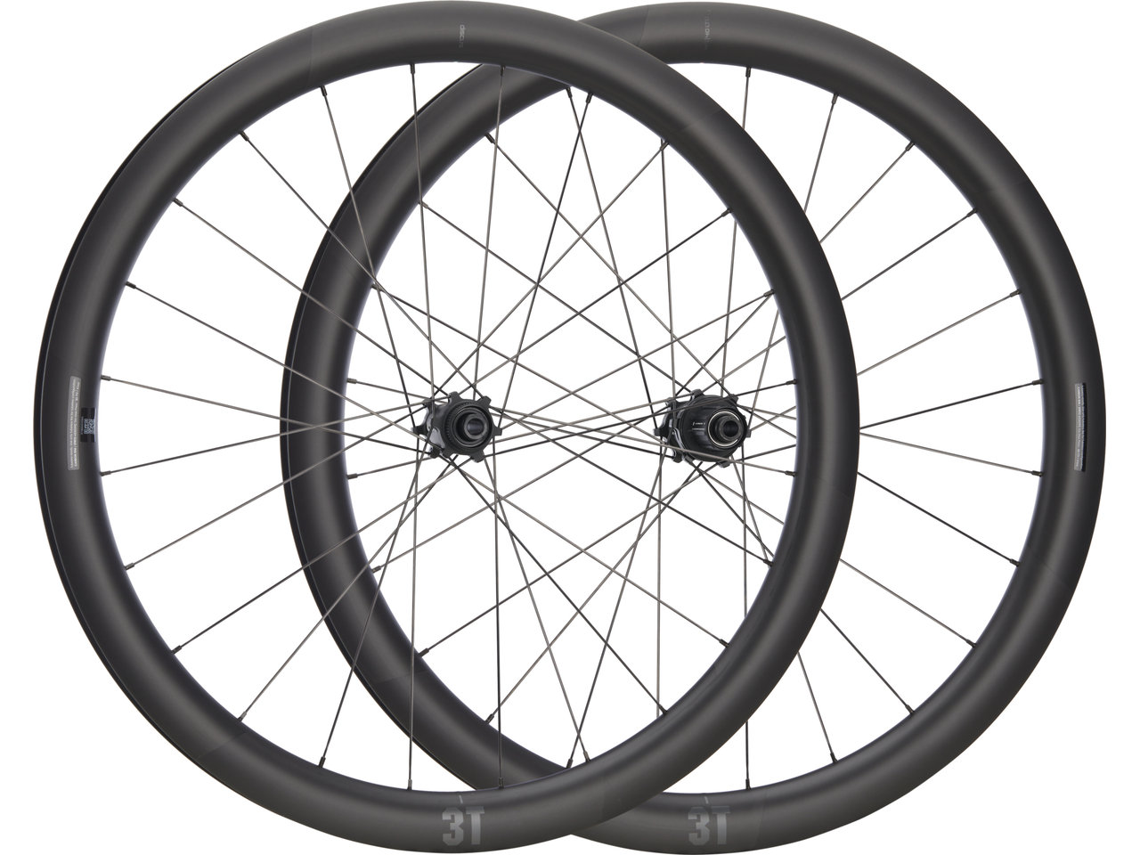 3T Discus 45|40 Carbon-Ti Disc Center Lock Carbon 28" Laufradsatz