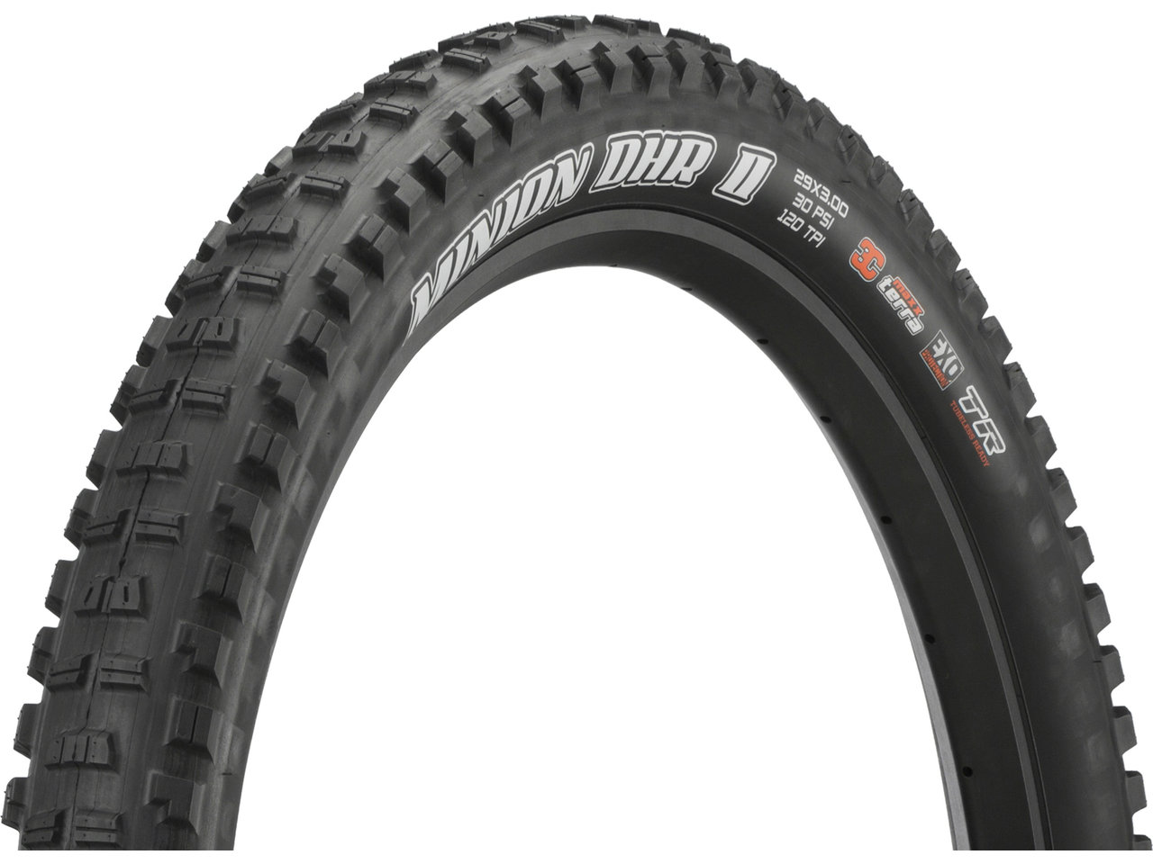Maxxis Minion DHR II+ 3C MaxxTerra EXO TR 29+ Faltreifen, Svart, 76-622 | 29 x 3.00", Sykkeldekk Maxxis Minion DHR II+ 3C MaxxTerra EXO TR 29+ Faltreifen, Svart, 76-622 | 29 x 3.00", Sykkeldekk