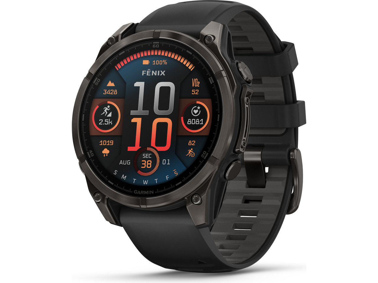 Garmin Fenix 8 AMOLED 43mm GPS Klokke Garmin Fenix 8 AMOLED 43mm GPS Klokke
