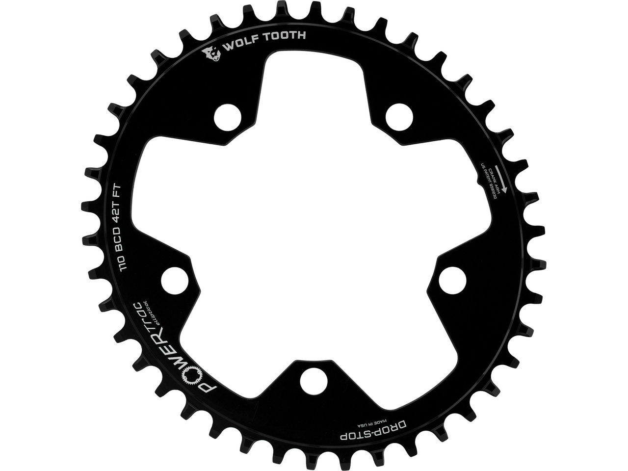 Wolf Tooth 110mm bcd, 5-bolts Ovalt drev Wolf Tooth 110mm bcd, 5-bolts Ovalt drev