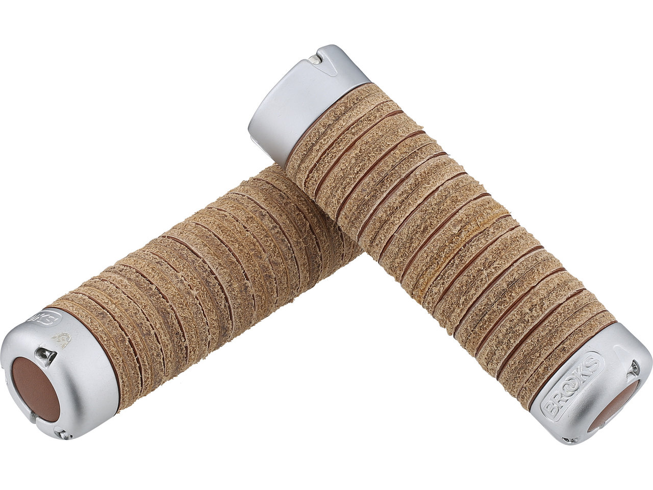 Brooks Plump Leather Handlebar Grips - 2023 Model | bike