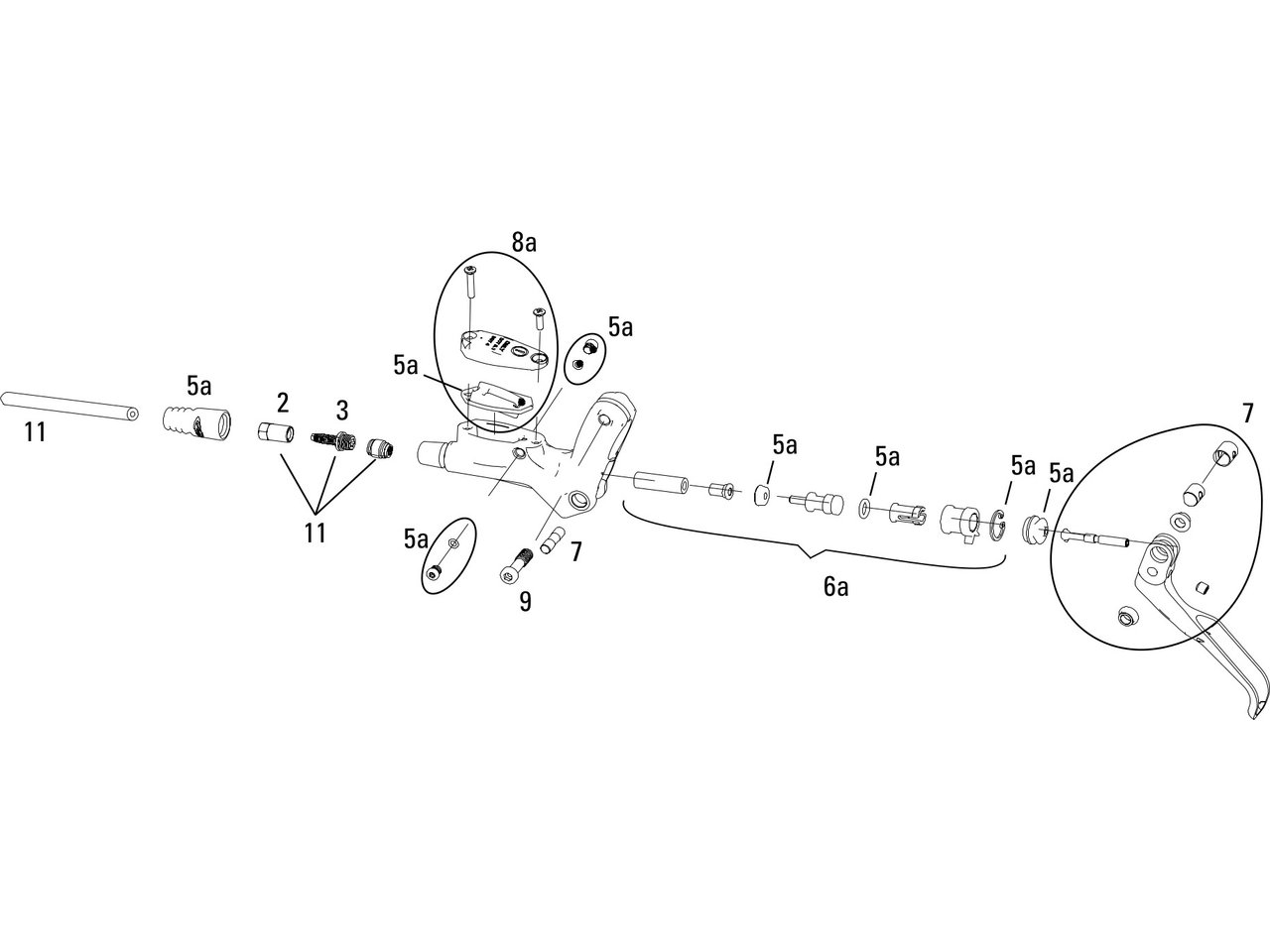 Avid Drehmoment-Arm Kit Für BB7 Bremse (2008–2010) – In Graphit Grau, Mit Gesinterter Belag