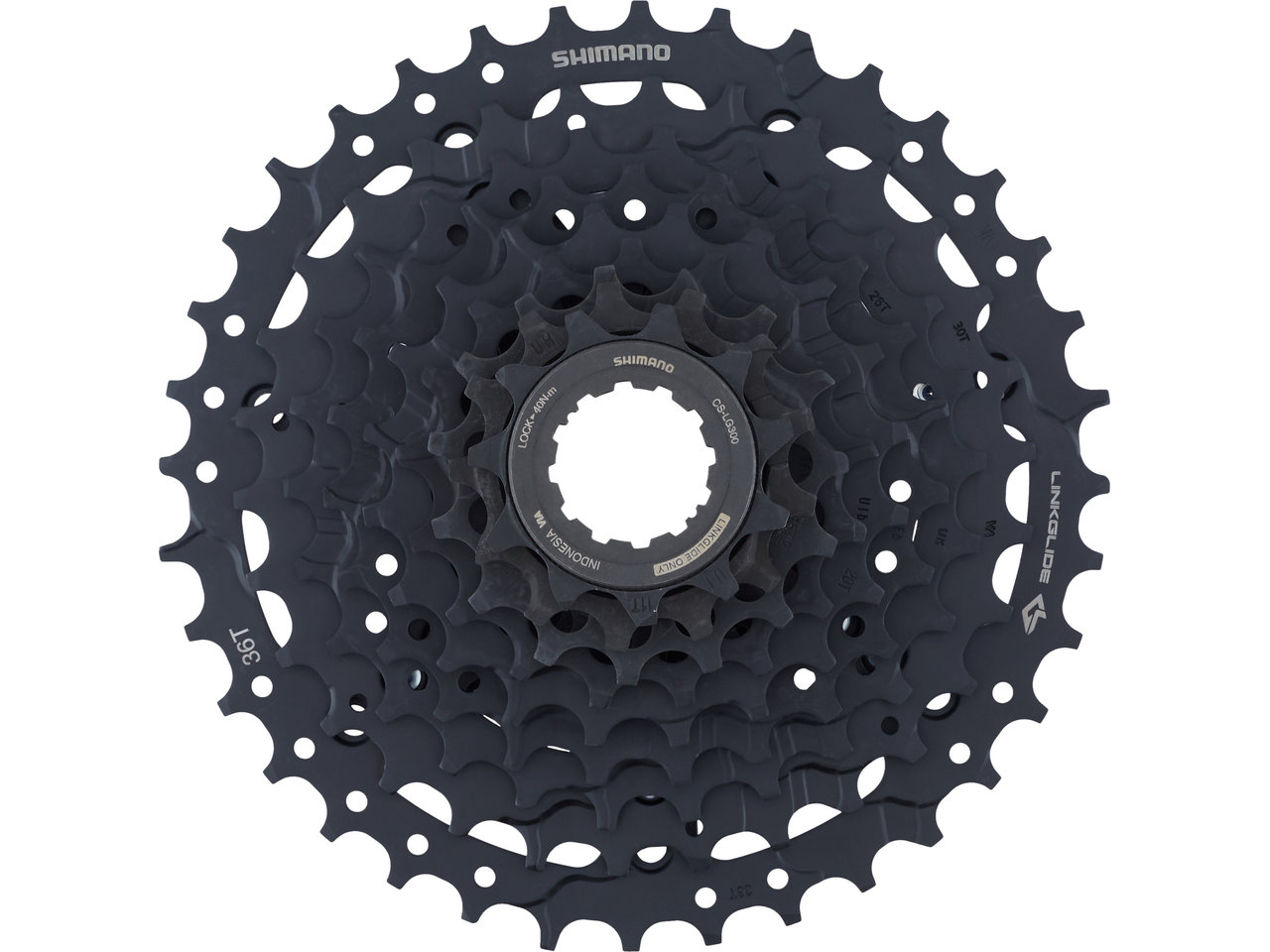 Shimano Kassette CS-LG300-9 Linkglide 9-fach Shimano Kassette CS-LG300-9 Linkglide 9-fach