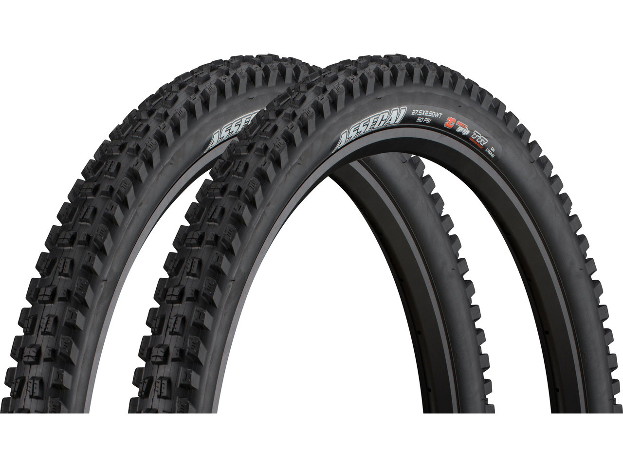 Assegai 3c Maxxgrip Downhill Wt Tr 27,5" Faltreifen 2er Set