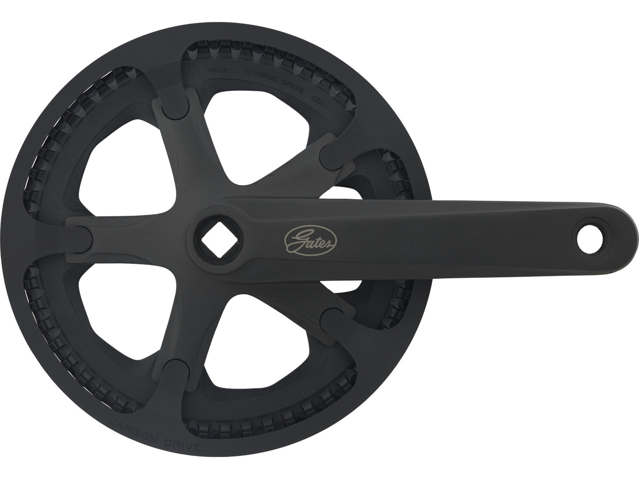 Gates Carbon Drive CDN S150 Kurbelgarnitur mit Schutzring