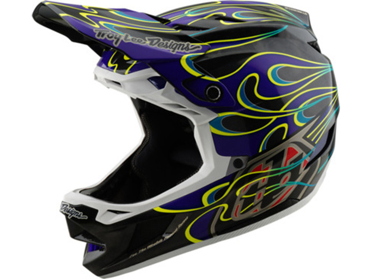 Troy Lee Designs D4 Carbon Nedoverbakke Hjelm Troy Lee Designs D4 Carbon Nedoverbakke Hjelm