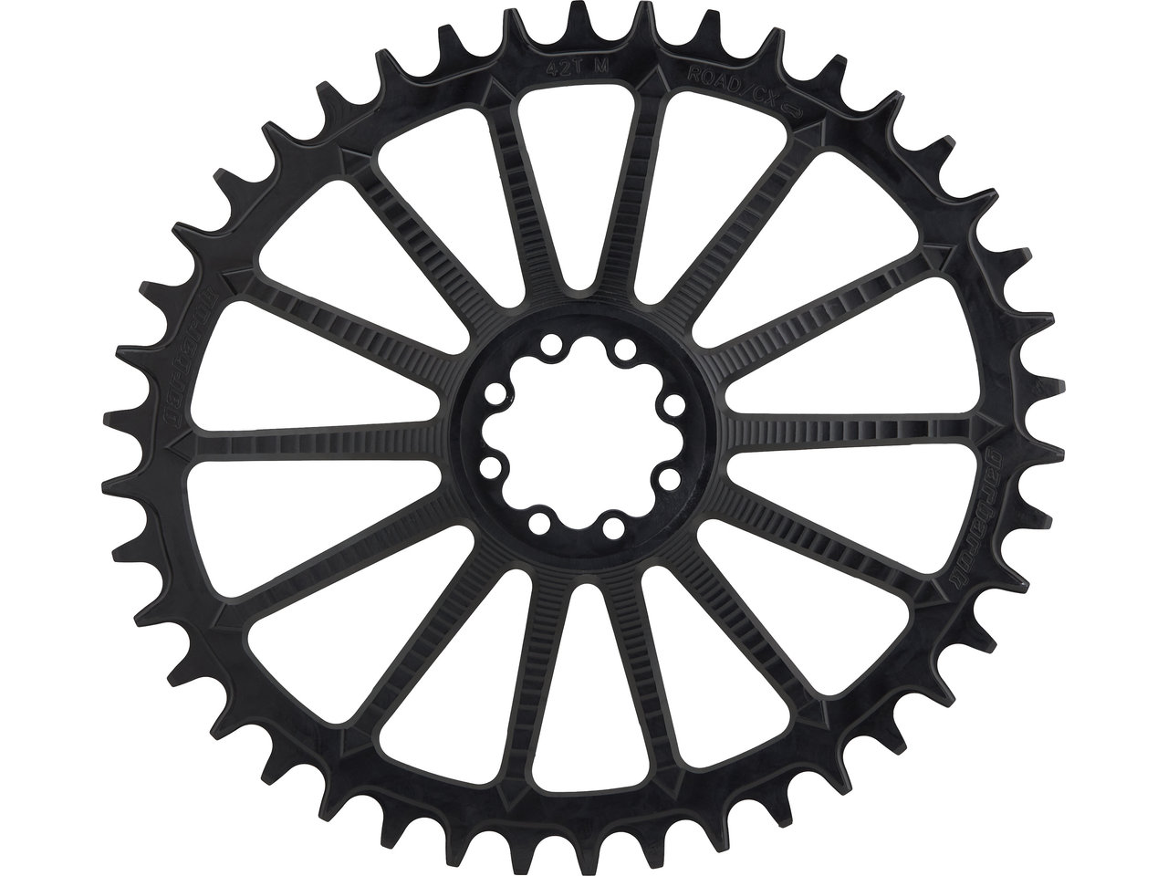 Garbaruk Kettenblatt Oval AXS Road/CX SRAM Direct Mount 8-Loch 1-fach Garbaruk Kettenblatt Oval AXS Road/CX SRAM Direct Mount 8-Loch 1-fach