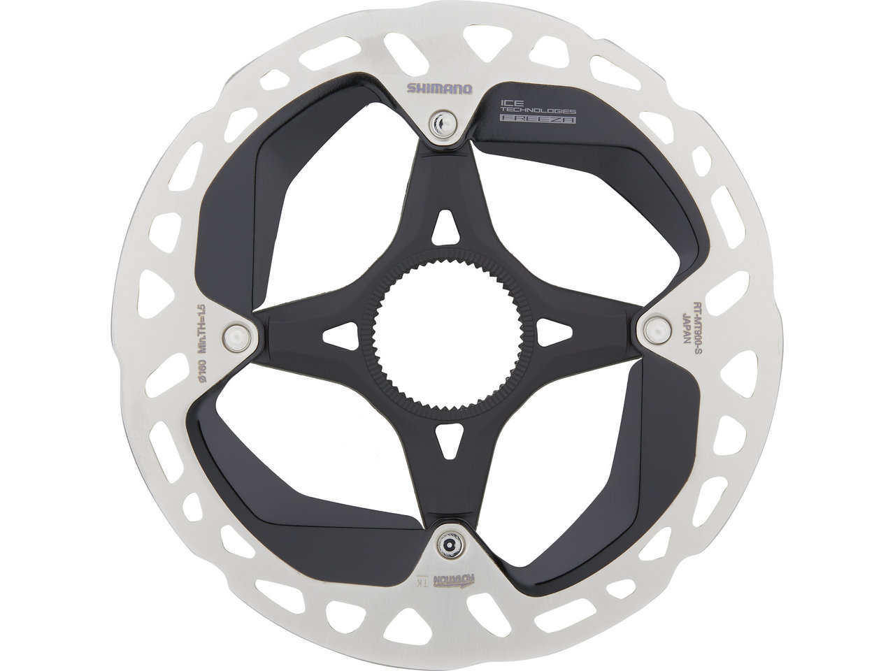 Shimano Bremsscheibe RT-MT900 Center Lock Magnet + Innenverzahnung für XTR