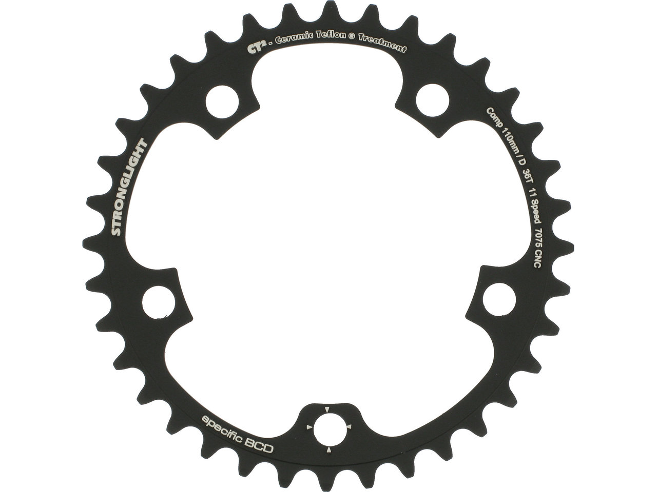 STRONGLIGHT CT2 Road Kettenblatt Campagnolo 11-fach, 5-Arm, 135 mm Lochkreis