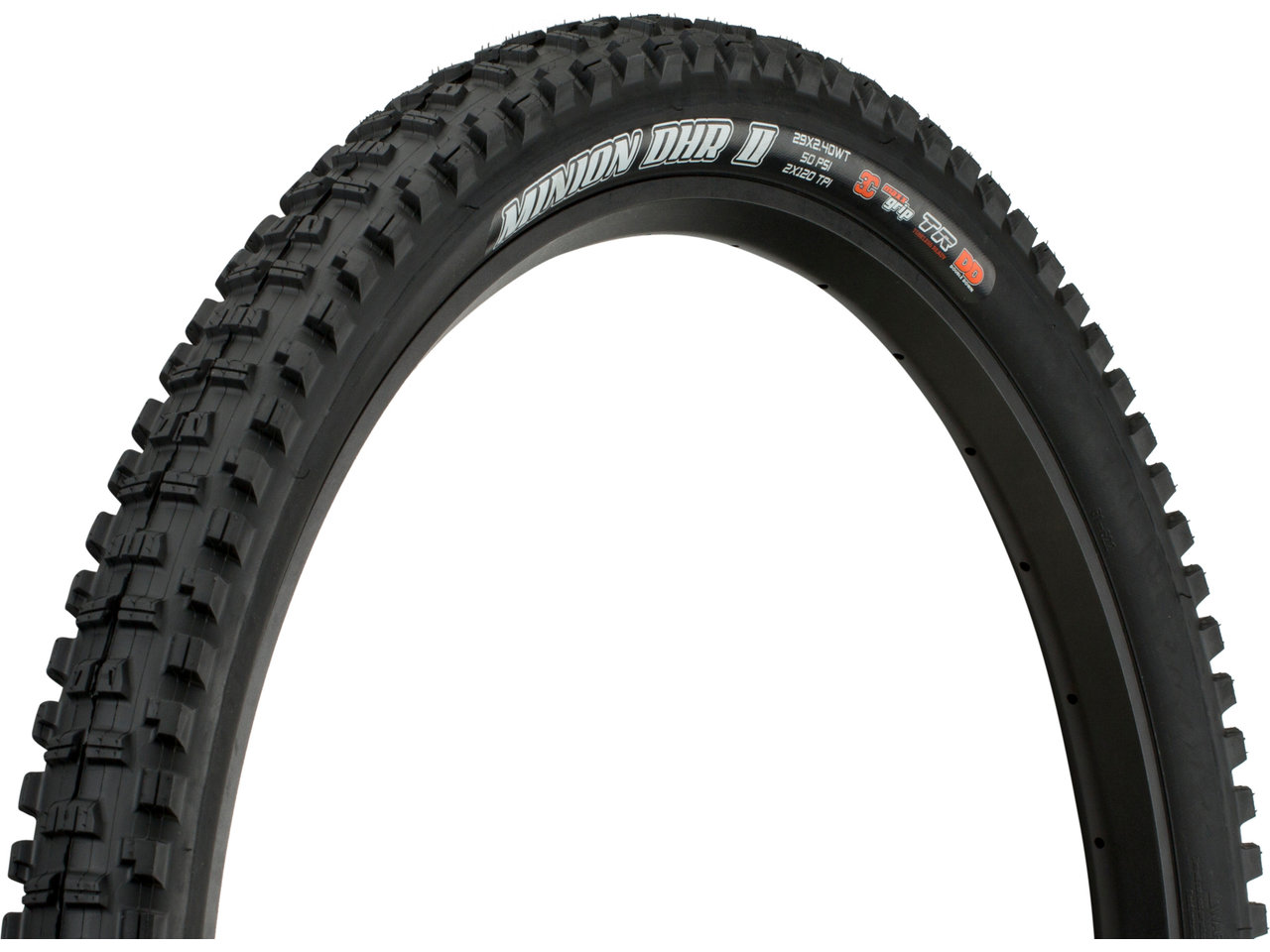 Maxxis Minion DHR II 3C MaxxGrip DD WT TR 27,5" Faltreifen