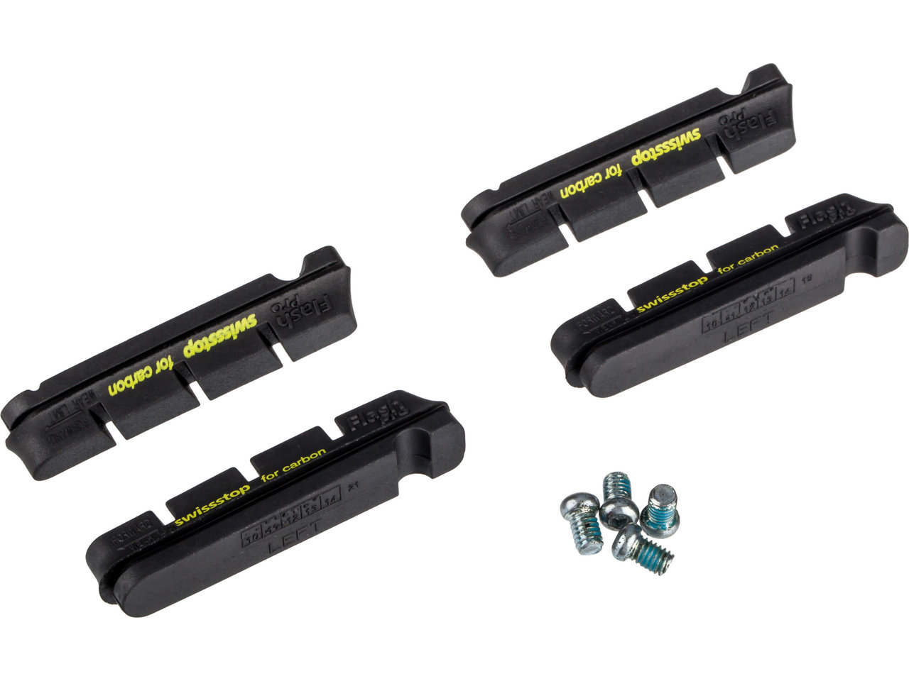 SwissStop Bremsgummis Cartridge FlashPro Carbon für Shimano/SRAM