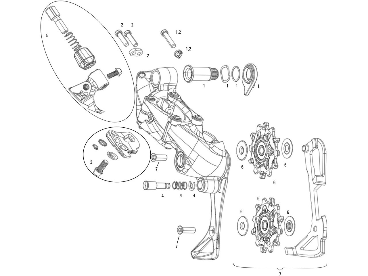 Sram cx1 derailleur on sale