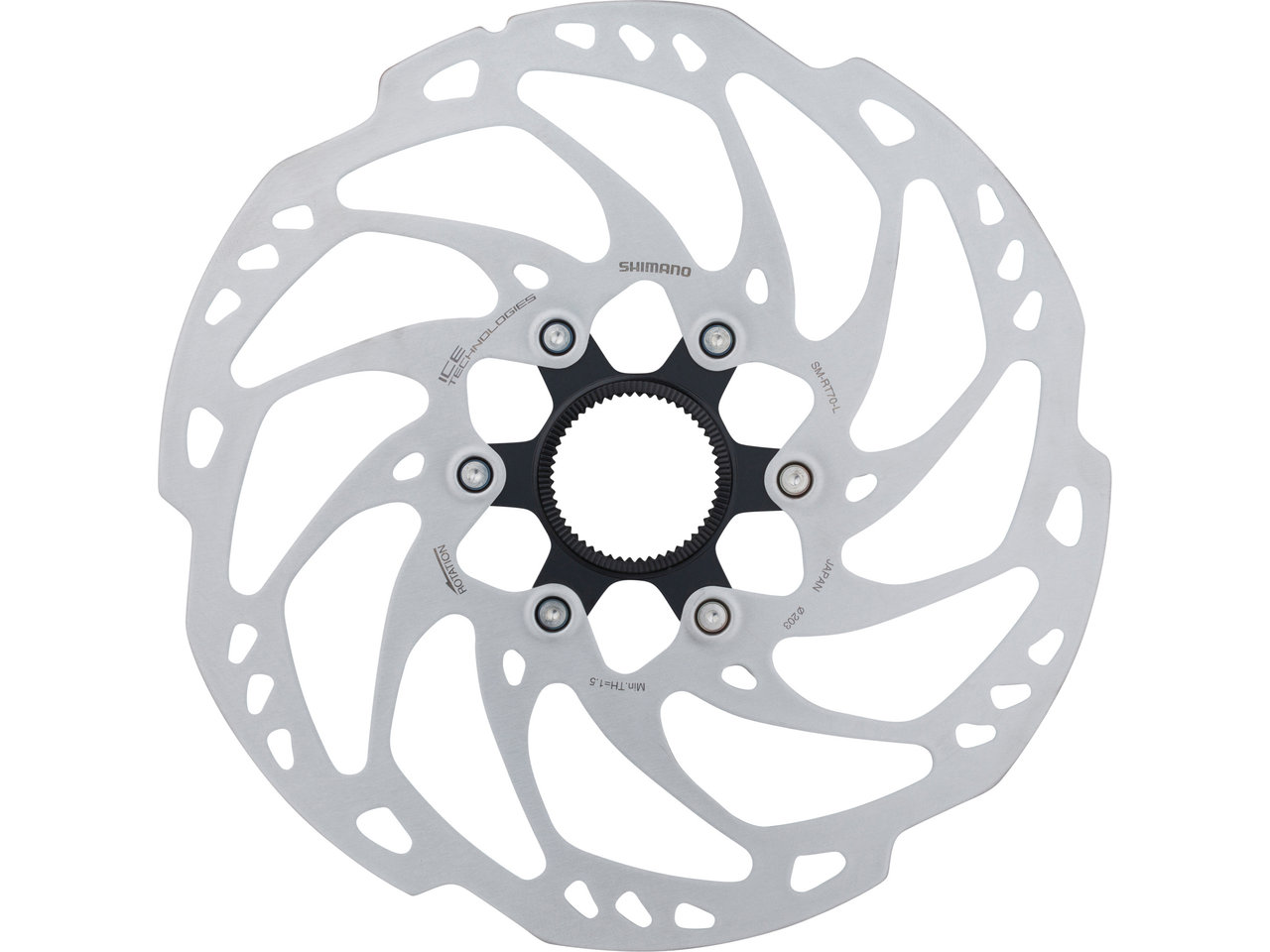 Shimano Bremsscheibe SM-RT70 Center Lock Außenverzahnung für SLX