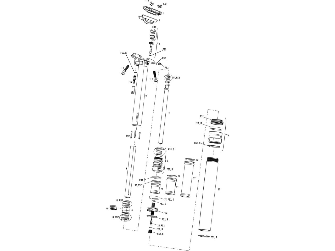 Ersatzteile Reverb Sattelstütze (a2 / 2013-2016)