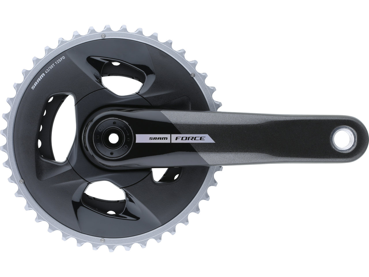 SRAM Force D2 AXS Wide DUB 2x12-fach Carbon Powermeter Kurbelgarnitur SRAM Force D2 AXS Wide DUB 2x12-fach Carbon Powermeter Kurbelgarnitur
