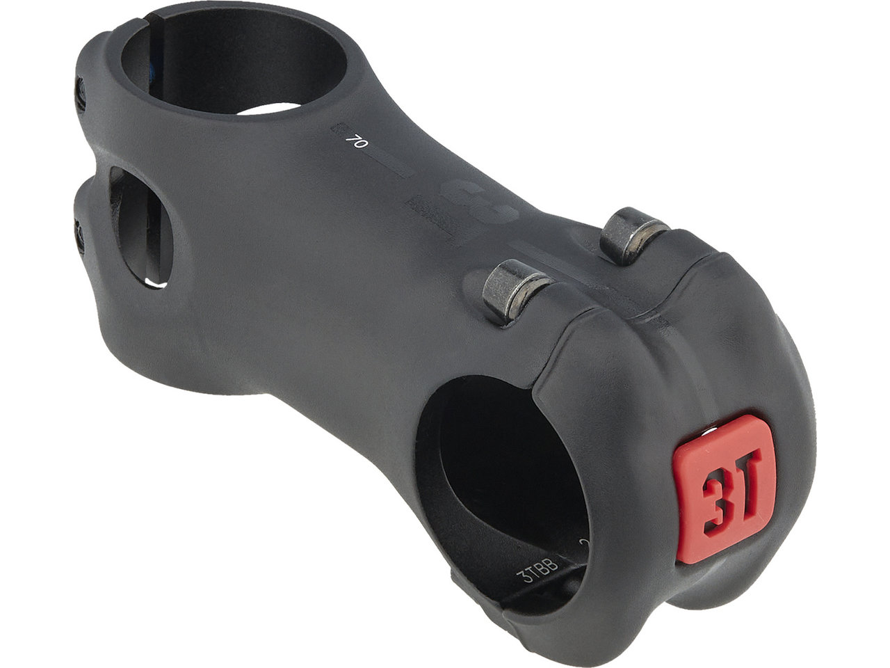 3T Apto Stealth 31.8 Stem: Durable road stem with 6° angle