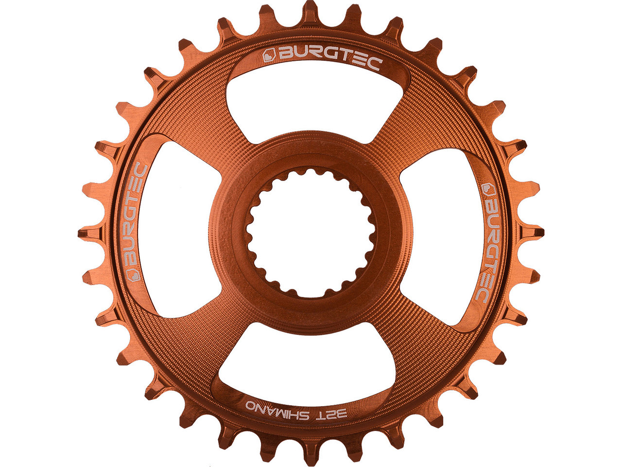 Burgtec Thick Thin Kettenblatt für Shimano DM M6100/M7100/M8100/M9100
