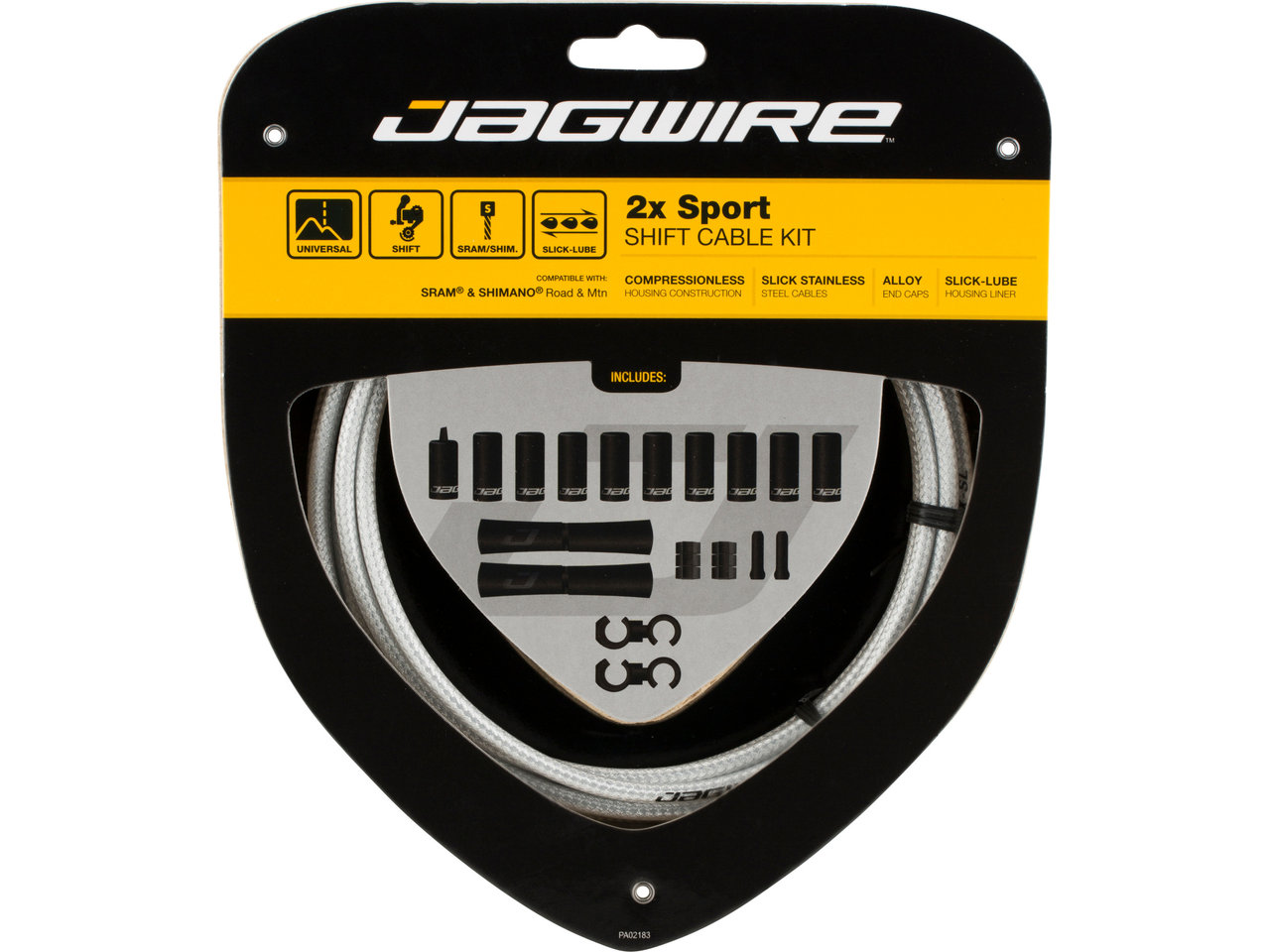 Jagwire 2X Sport Schaltzugset Jagwire 2X Sport Schaltzugset