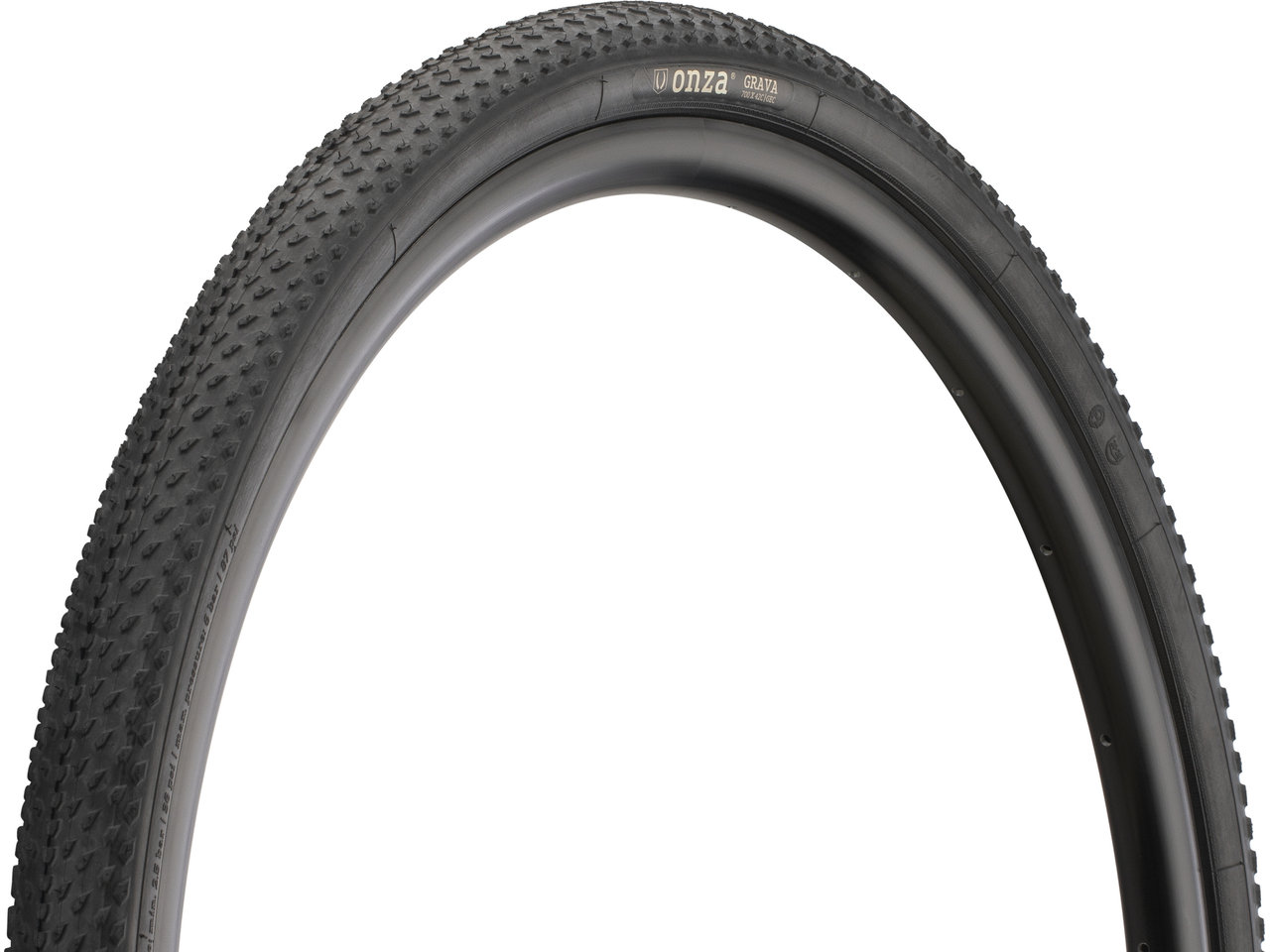 Reifen Onza Grava, Gec, 60a, Black, 700x42c | 42-622, 518gr, 120tpi, Tlr