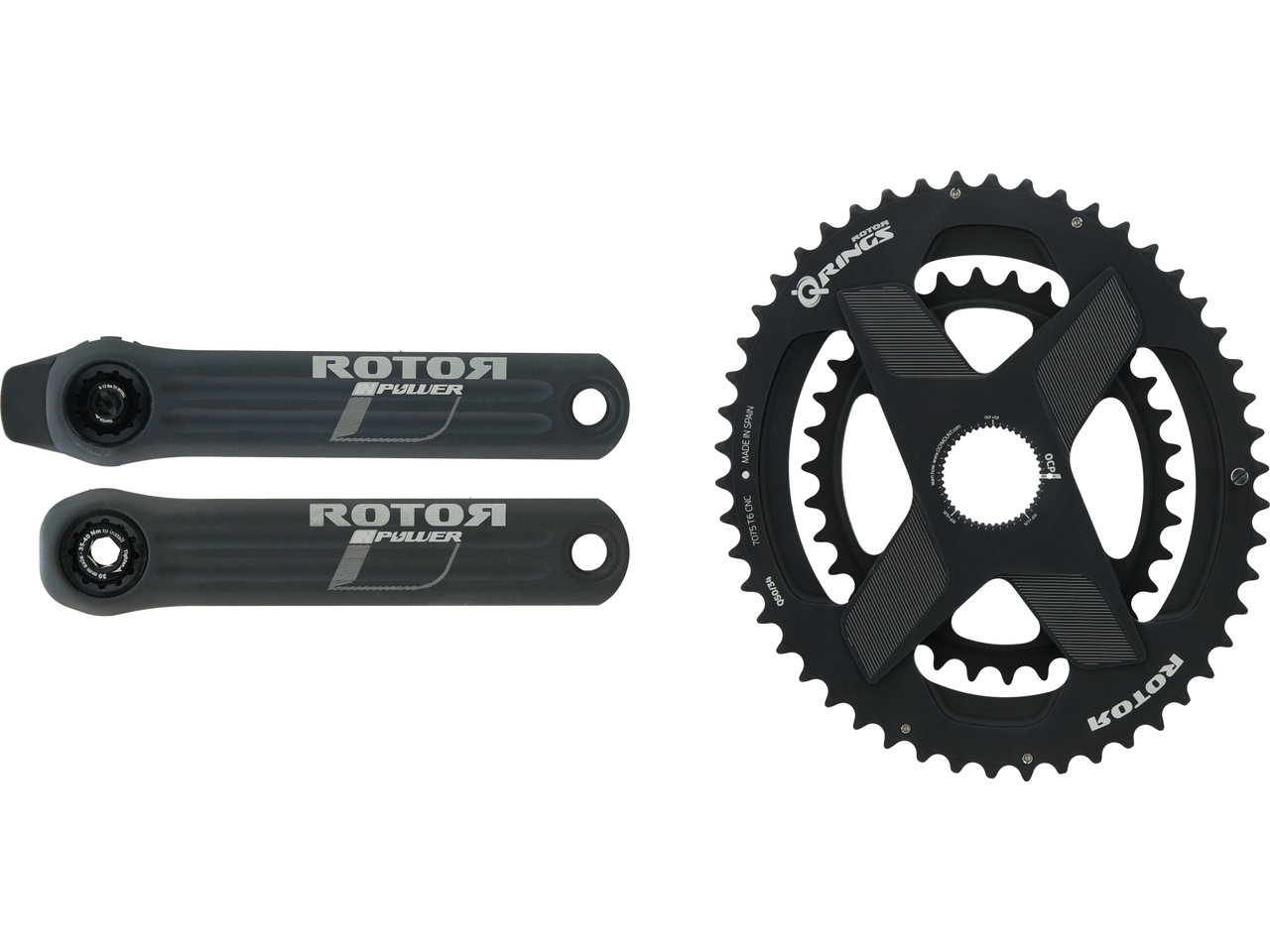 Rotor INpower Q-RING DM 50/34 Z Powermeter Kurbelgarnitur
