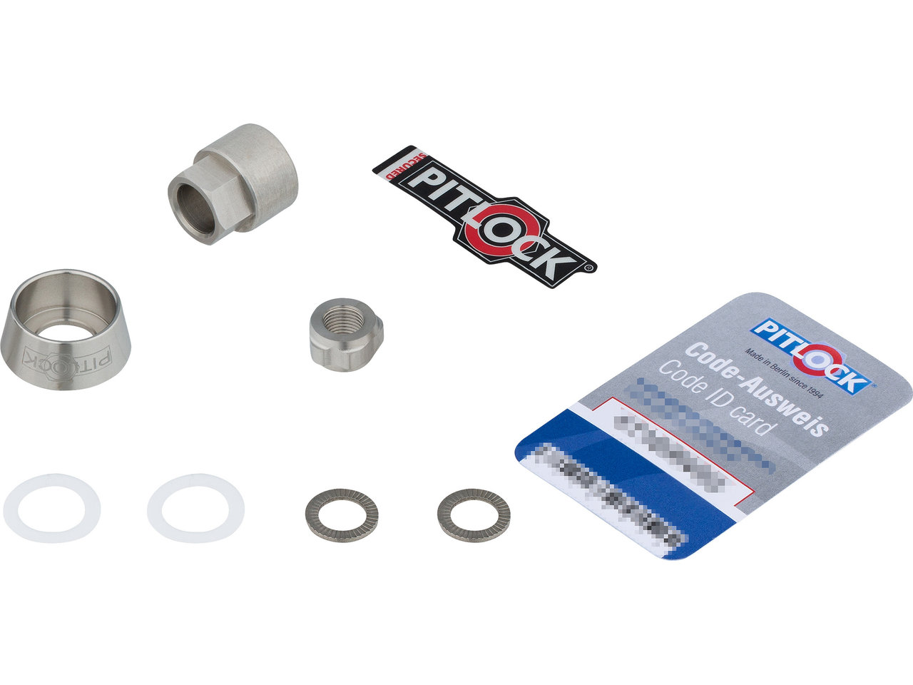 Pitlock Sicherung Set SH38 für Shimano Getriebenabe mit Vollachse