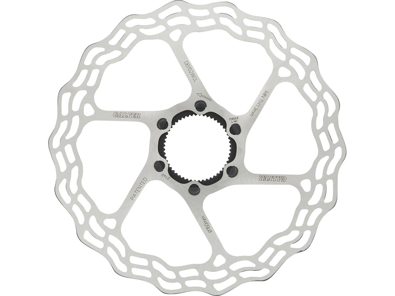 Galfer Fixed Disc Wave 1,8 mm Road Center Lock Bremsscheibe für Fulcrum AFS