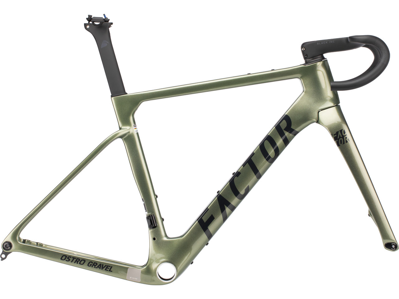 Ostro Gravel V.a.m. Udh Disc Carbon Sram Olive Green Rahmenkit