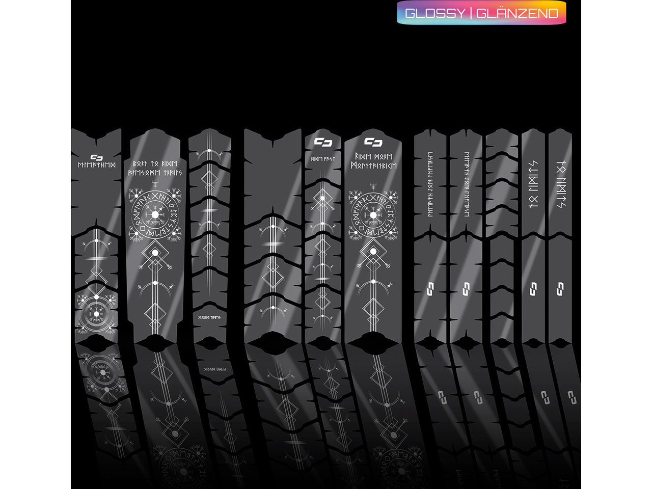 Xxl Runes Of Shred Rahmenschutzfolie