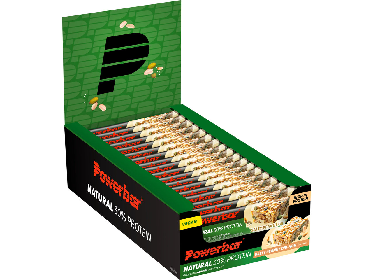 Powerbar Natural Protein 30% vegane Proteinriegel - 18 Stück