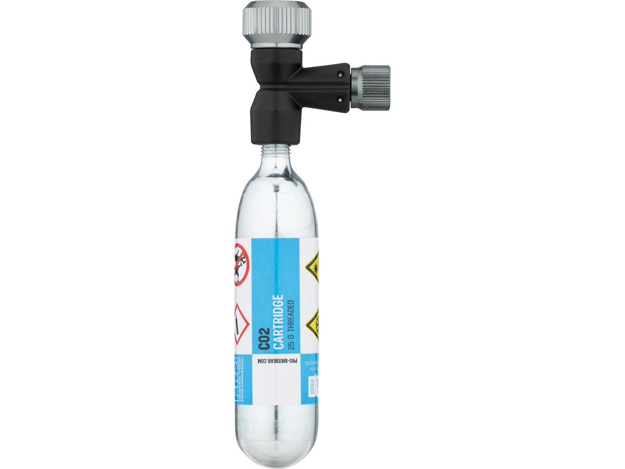 PRO Team CO2-Kartuschenpumpe mit CO2 Kartusche 25 g