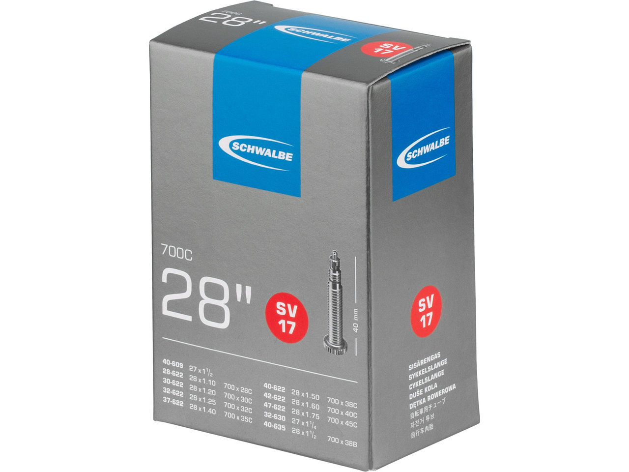 Schwalbe Schlauch 17 für 28"