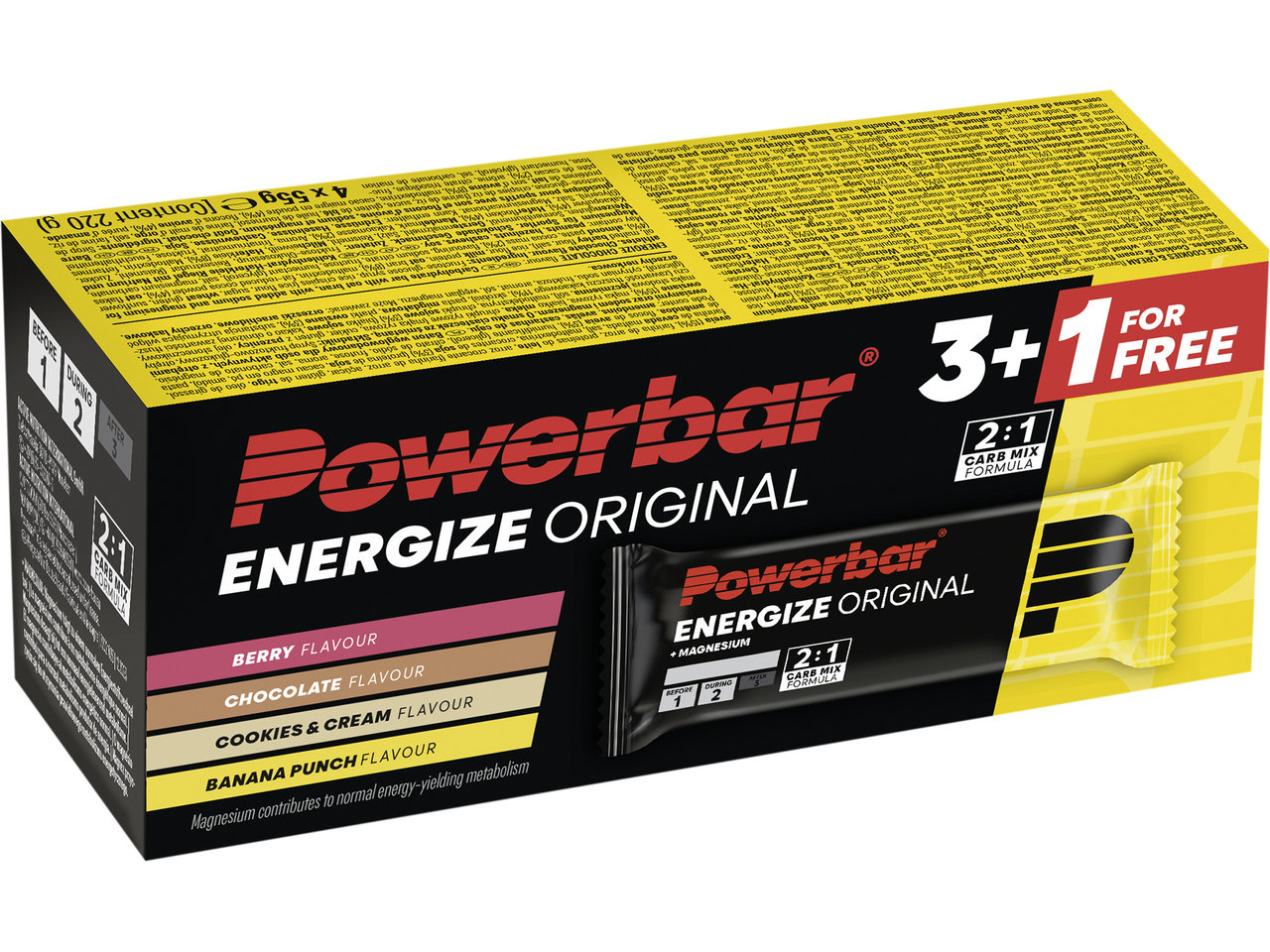 Powerbar Energize Original 3+1 Multipack - 9 Stück Powerbar Energize Original 3+1 Multipack - 9 Stück