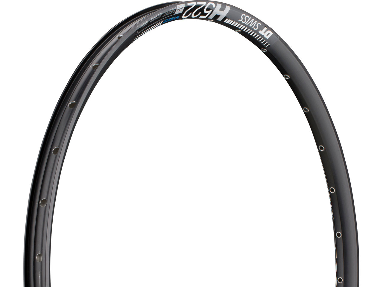 DT Swiss H 522 27.5´´ 25 Mm Std Vi Disc Tubeless Mtb-felg