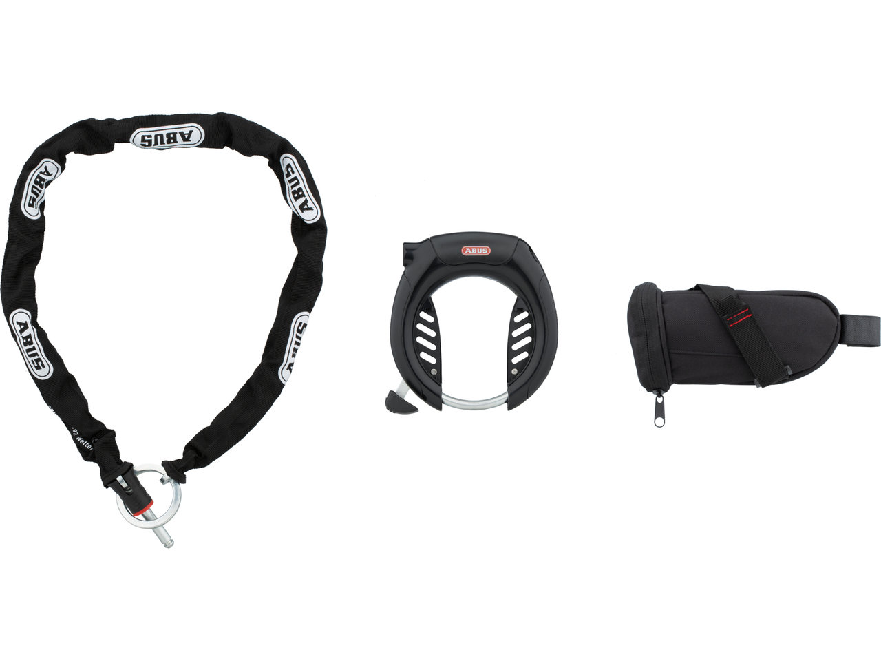 ABUS Pro Shield XPlus 5955 NR Rahmenschloss+Einsteckkette+ST-Tasche - OEM