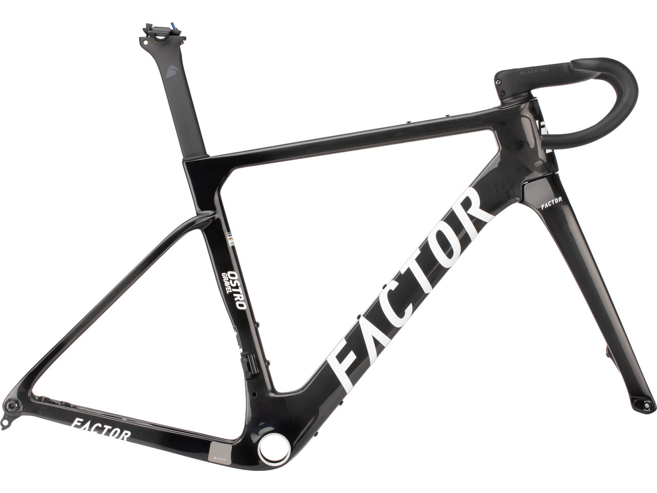Ostro Gravel V.a.m. Udh Disc Carbon Shimano Gloss Rahmenkit
